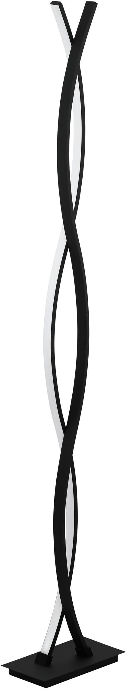 LED Floor Lamp Lasana 3 2-Flame Modern Steel Floor Lamp