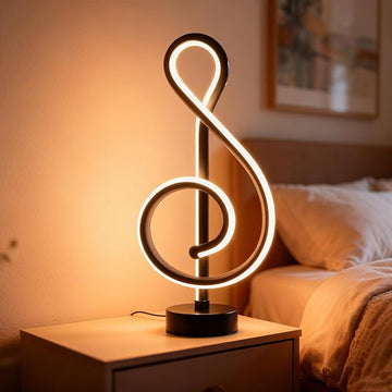 Modern Spiral LED Table Lamp | 3 Colour Bedside Desk Light