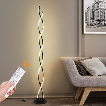 55" LED Floor Lamp | 3 Colour Temperatures & Remote Control