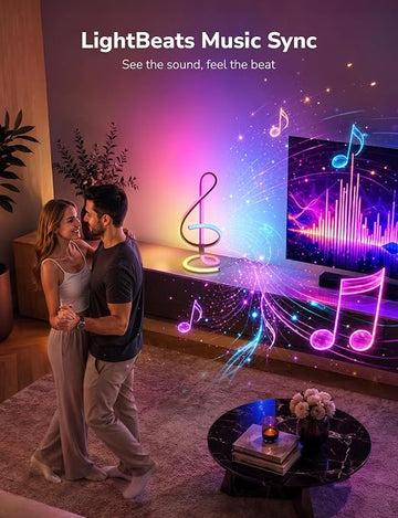 TB2 AI Smart Table Lamp | RGB+IC Music Sync LED Lamp