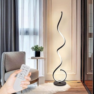 Corner LED Floor Lamp | Dimmable 3000K–6000K with Remote